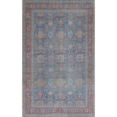  Antique  Yazd Rug