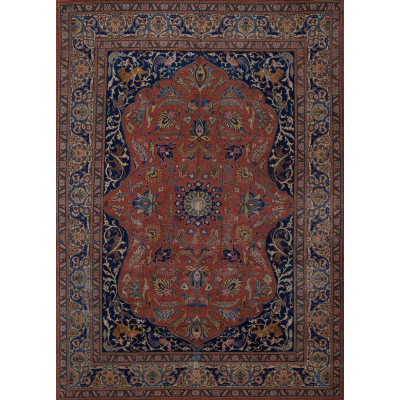Antique Tabriz Rug