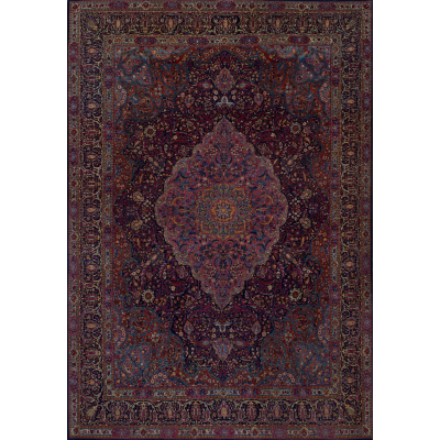 Antique Esfahan Rug