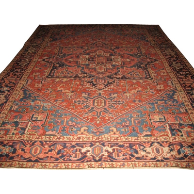 Antique Persian Heriz Rug