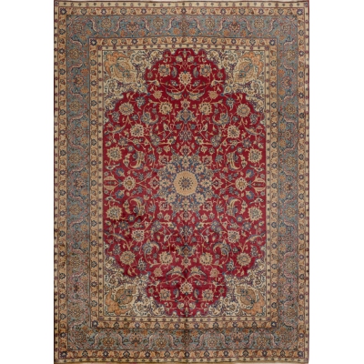  Semi-Antique  Yazd Rug