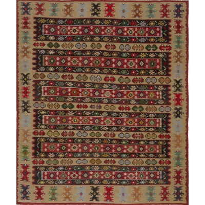 Semi-Antique Kilim Rug