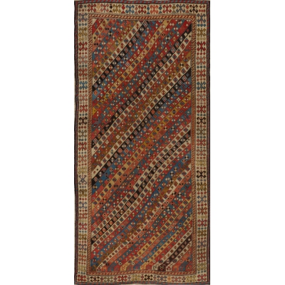 Antique Oriental Caucasion Rug