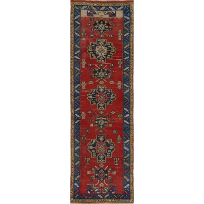 Antique Persian Bakshayesh Rug