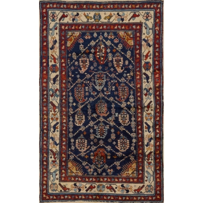  Antique  Kurdish Afshar Rug