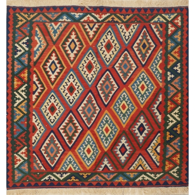 Semi-Antique Kilim Rug