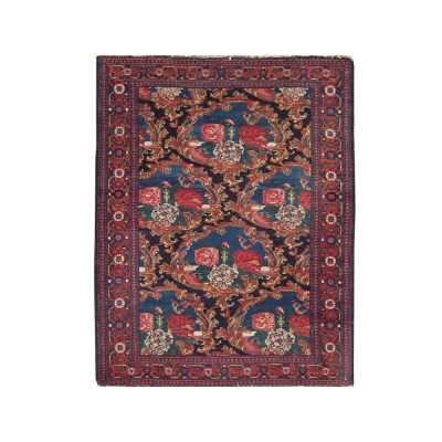  Antique  Seneh "Gol-e-Farang" Rug
