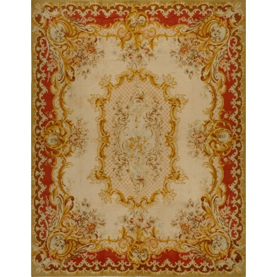  Antique  Savonnerie, Spanish Rug